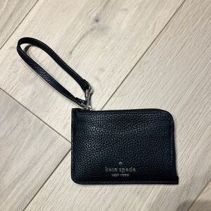 Kate Spade Textured Black Wristlet